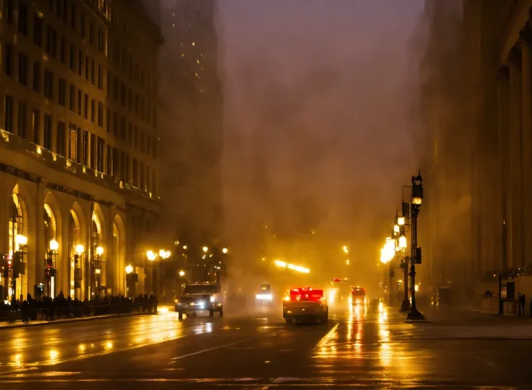 Rainlit Street